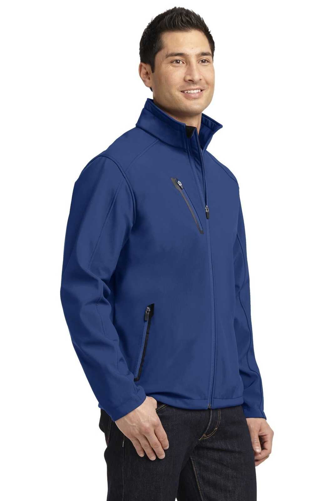 Port Authority J324 Welded Soft Shell Jacket - Estate Blue - HIT a Double - 4