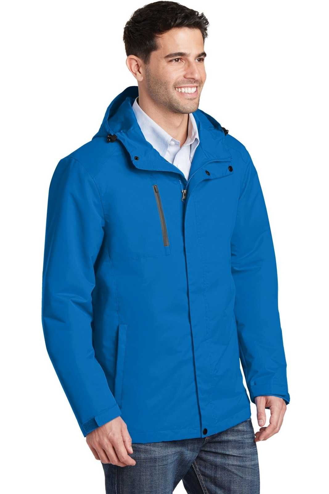 Port Authority J331 All-Conditions Jacket - Direct Blue - HIT a Double - 4