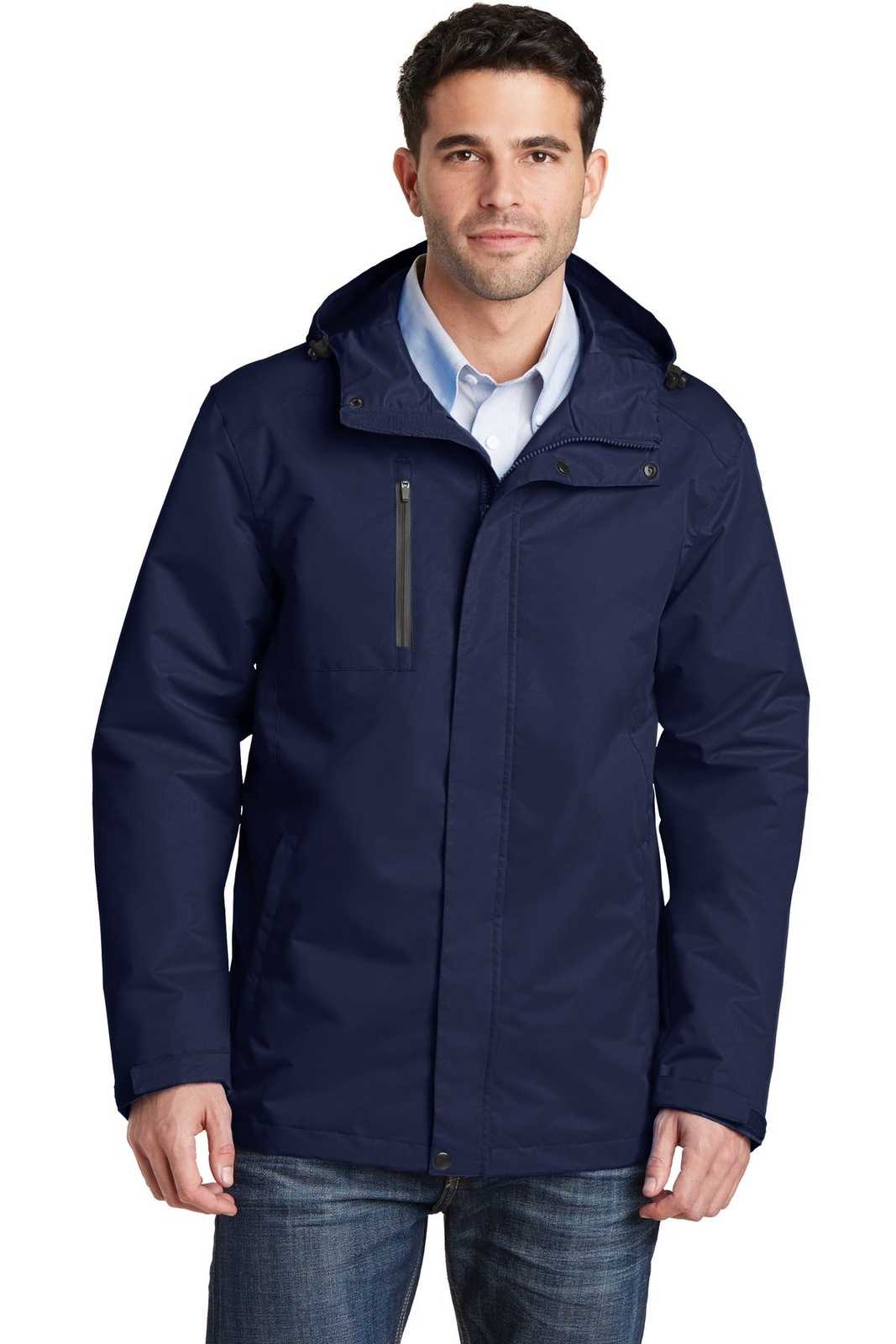 Port Authority J331 All-Conditions Jacket - True Navy - HIT a Double - 1