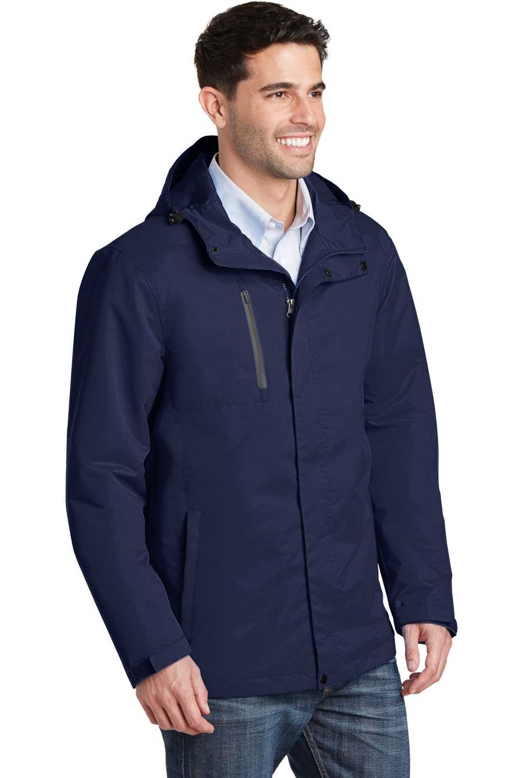 Port Authority J331 All-Conditions Jacket - True Navy - HIT a Double - 4