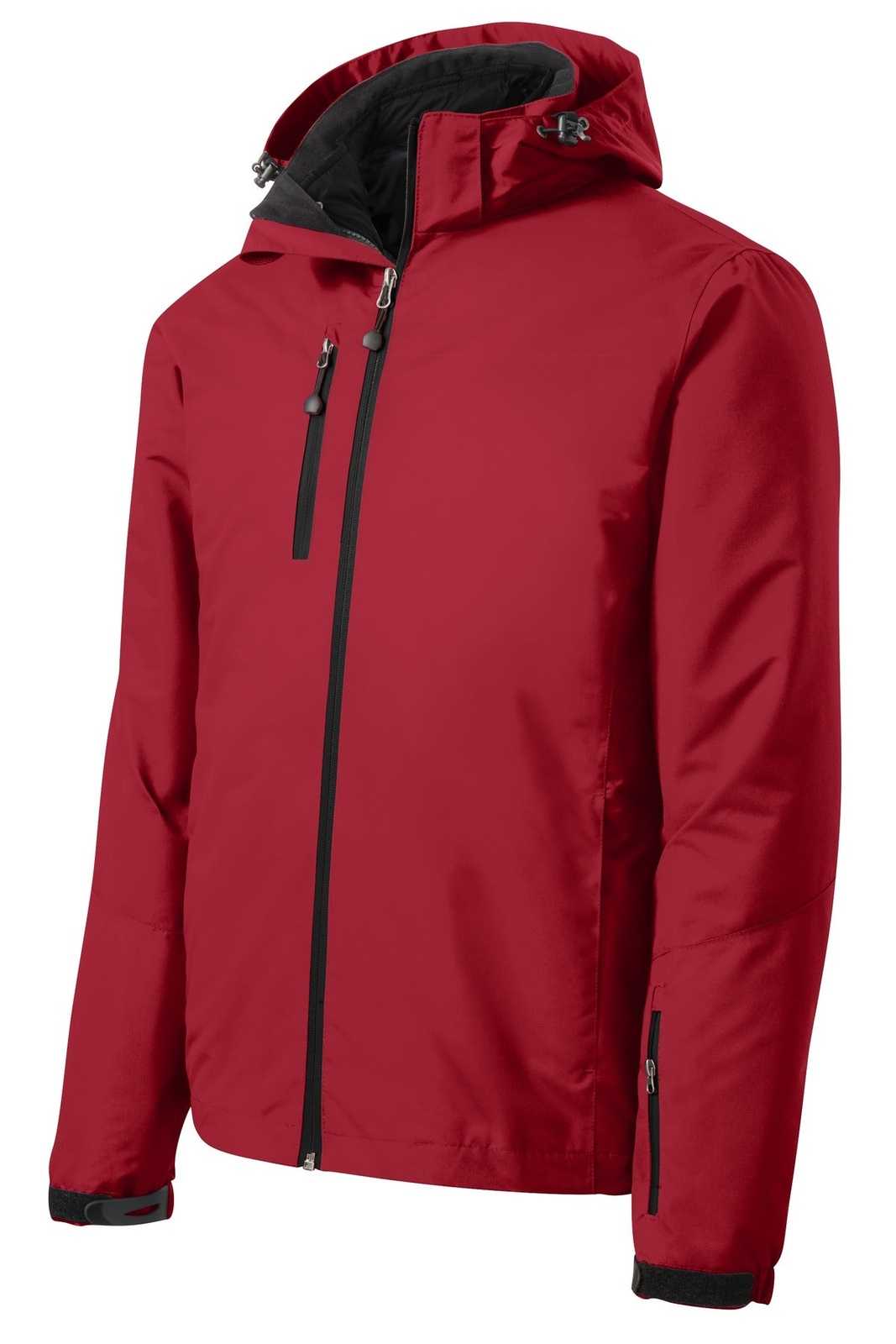 Port Authority J332 Vortex Waterproof 3-in-1 Jacket - Rich Red Black - HIT a Double - 5