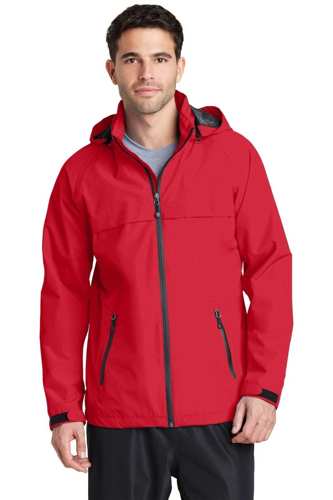 Port Authority J333 Torrent Waterproof Jacket - Engine Red - HIT a Double - 1