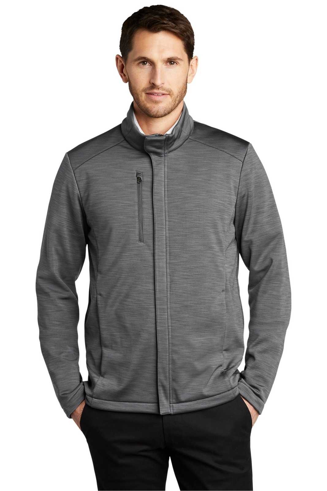 Port Authority J339 Stream Soft Shell Jacket - Graphite Heather - HIT a Double - 1