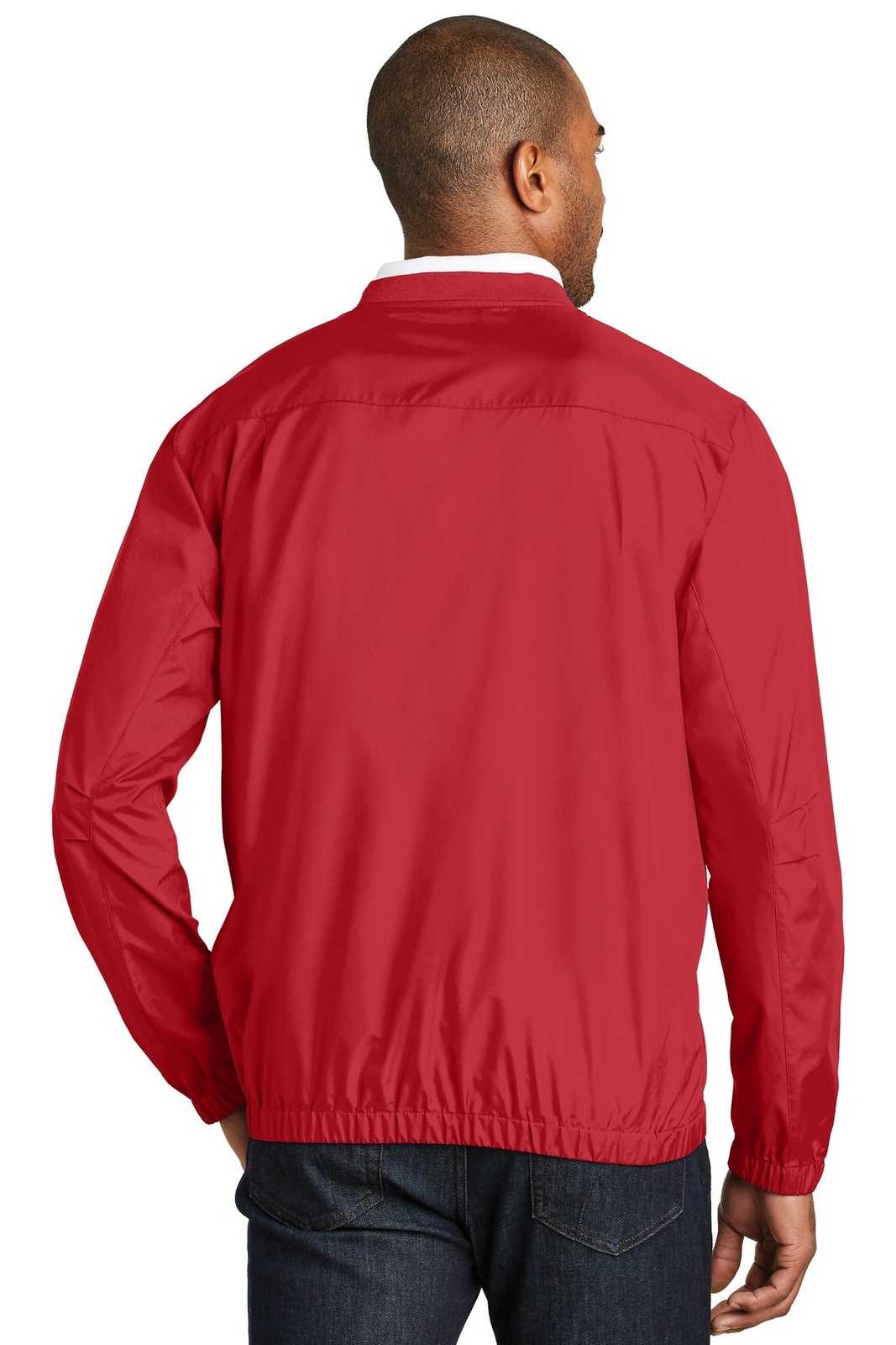 Port Authority J342 Zephyr V-Neck Pullover - Rich Red - HIT a Double - 2