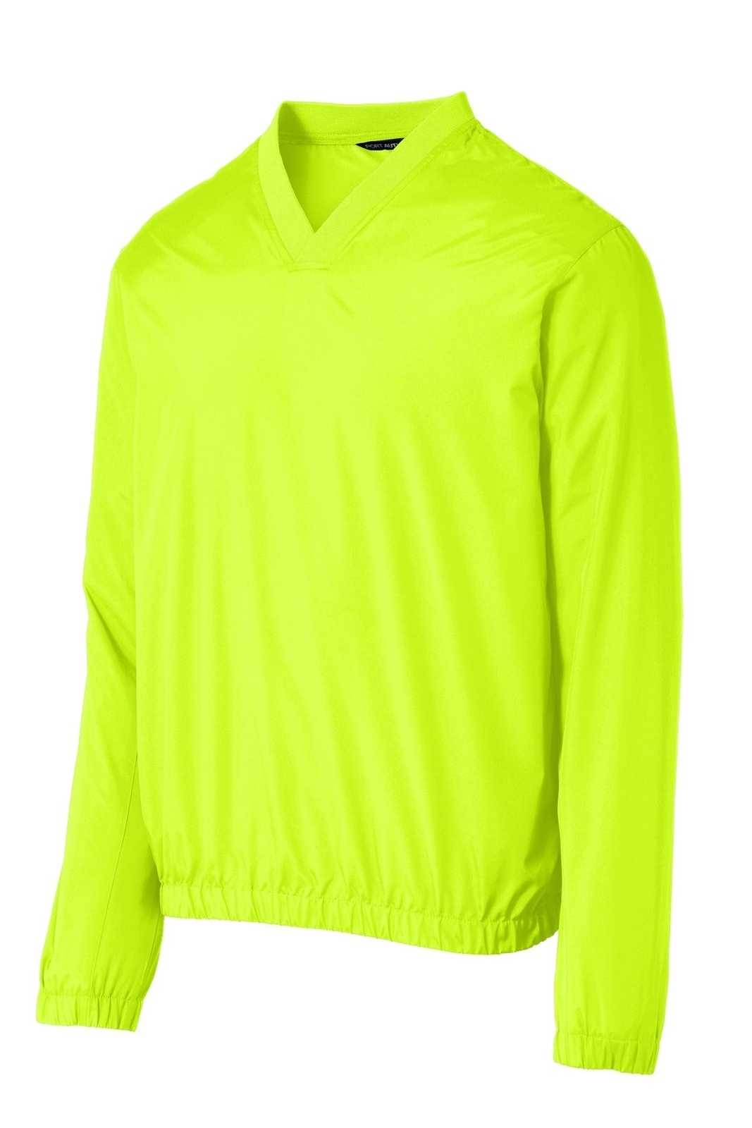 Port Authority J342 Zephyr V-Neck Pullover - Safety Yellow - HIT a Double - 5
