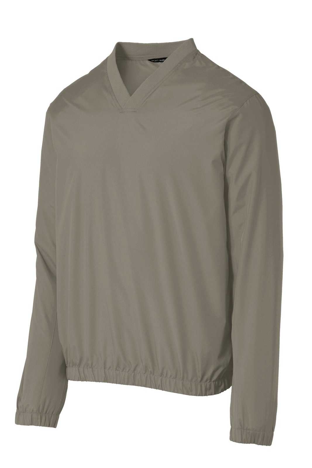 Port Authority J342 Zephyr V-Neck Pullover - Stratus Gray - HIT a Double - 5