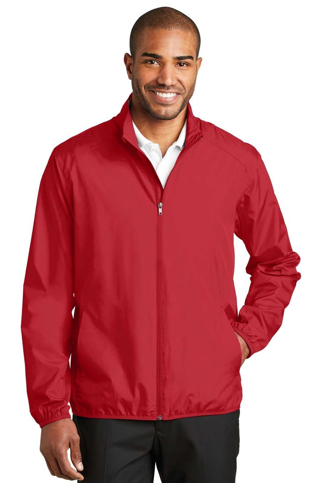 Port Authority J344 Zephyr Full-Zip Jacket - Rich Red - HIT a Double - 1