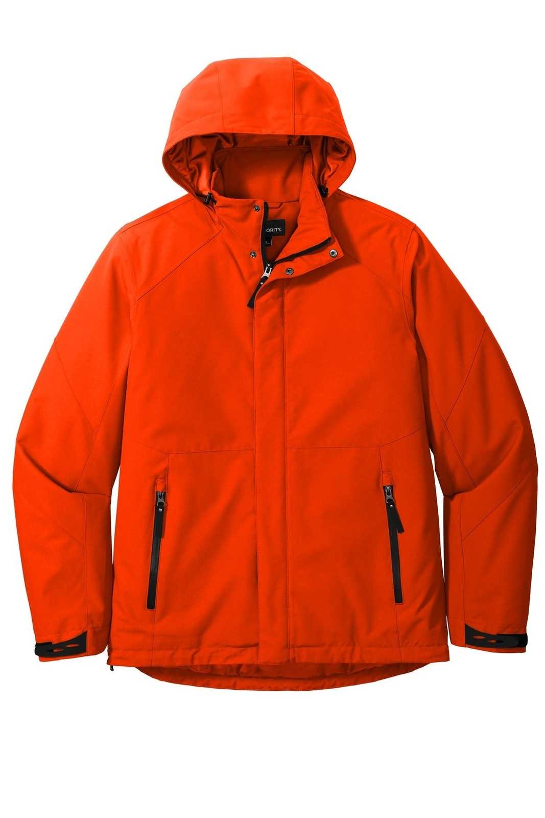 Port Authority J405 Insulated Waterproof Tech Jacket - Fire Orange - HIT a Double - 5