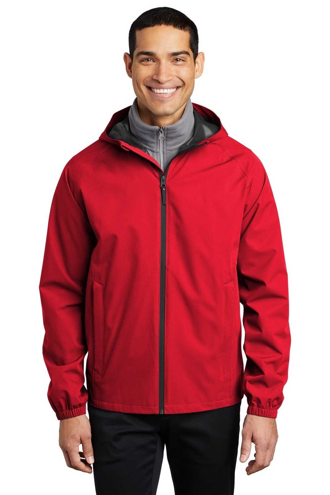 Port Authority J407 Essential Rain Jacket - Deep Red - HIT a Double - 1