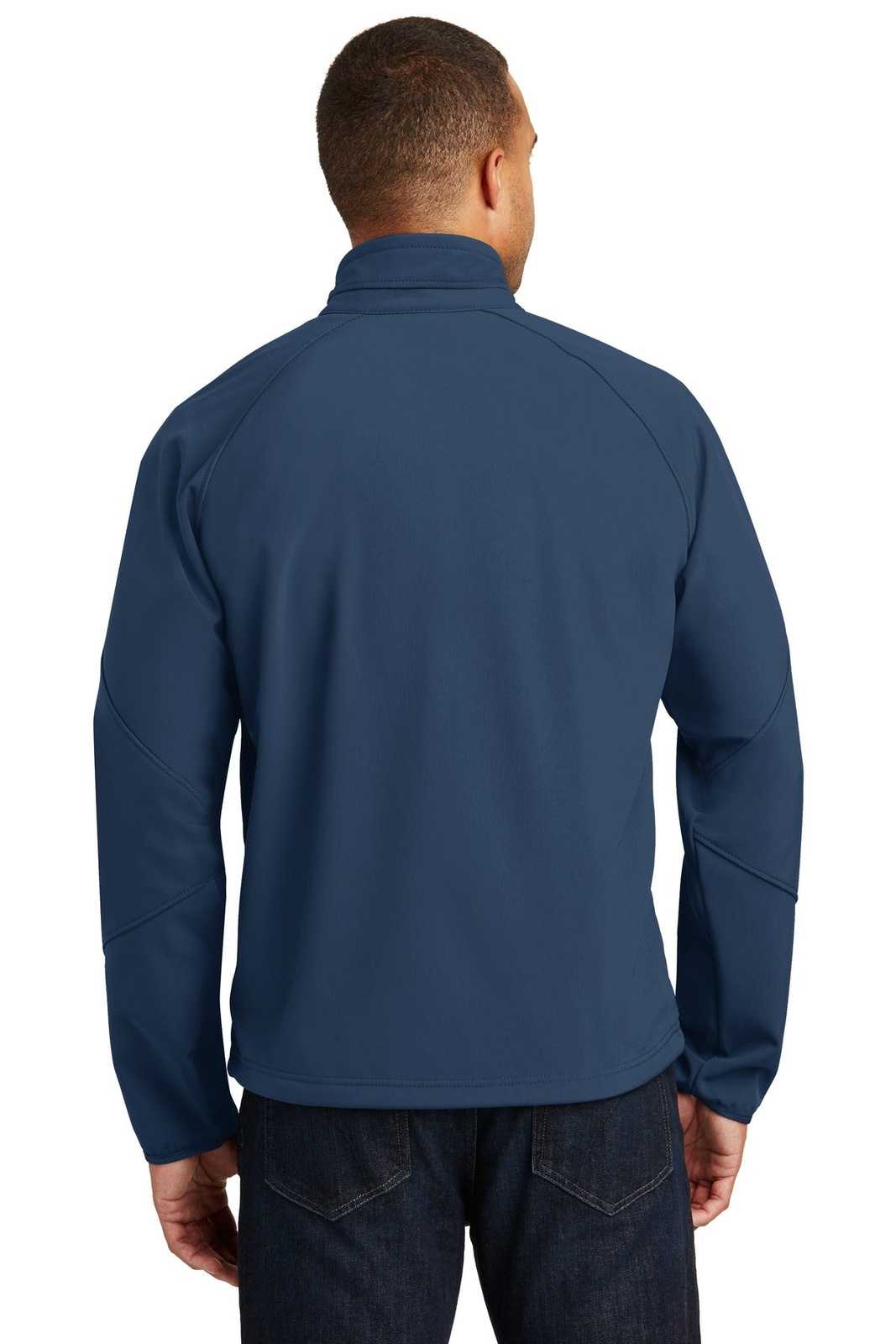 Port Authority J705 Textured Soft Shell Jacket - Insignia Blue - HIT a Double - 2