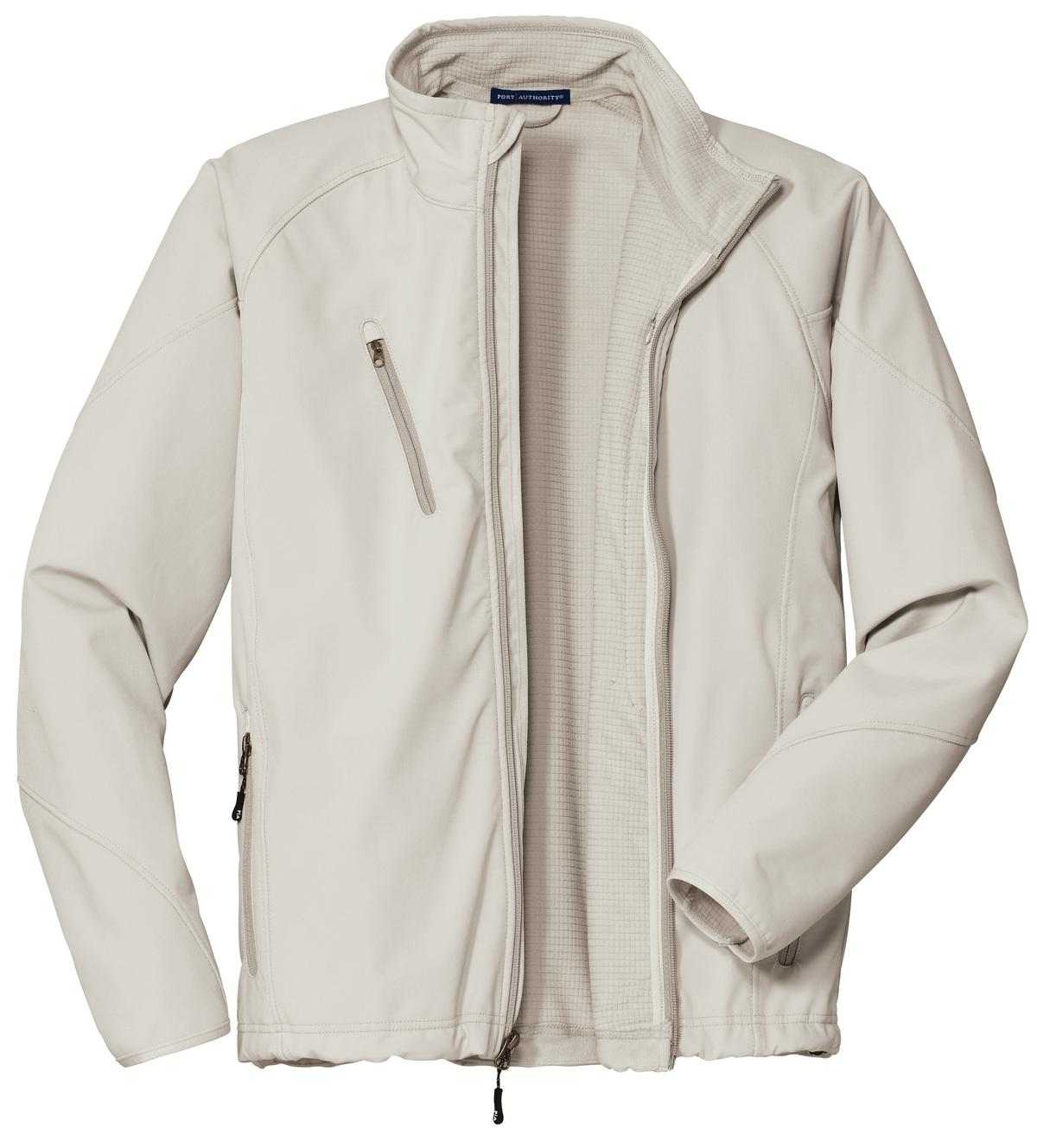 Port Authority J705 Textured Soft Shell Jacket - Stone - HIT a Double - 5