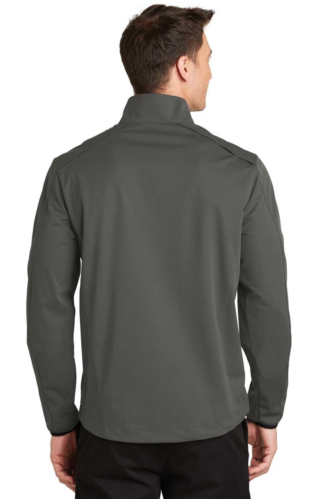Port Authority J716 Active 1/2-Zip Soft Shell Jacket - Gray Steel - HIT a Double - 2