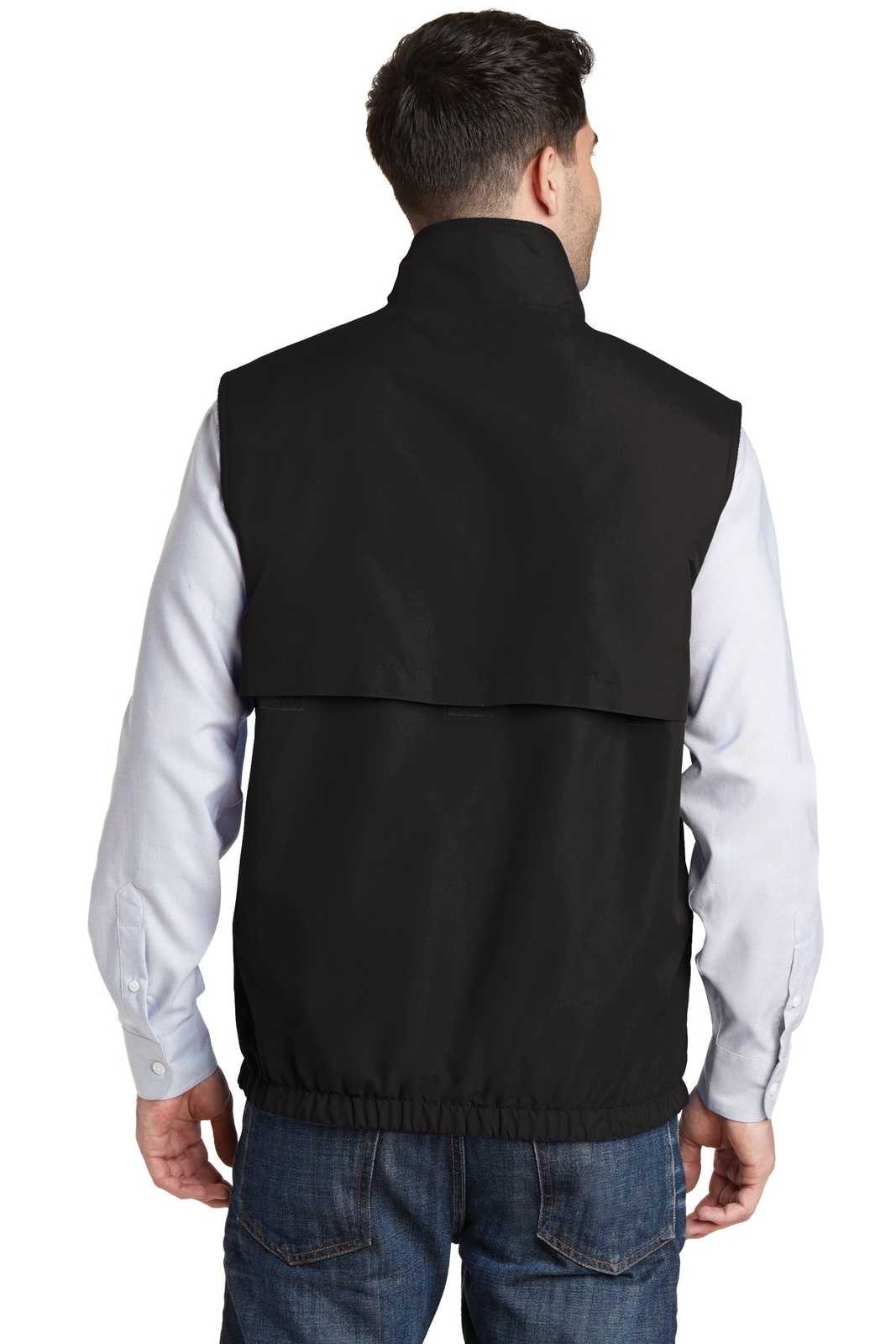 Port Authority J7490 Reversible Charger Vest - True Black - HIT a Double - 2