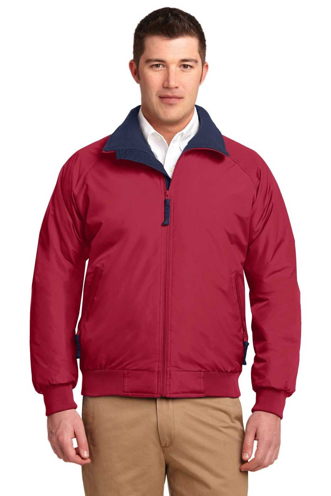 Port Authority J754 Challenger Jacket - True Red True Navy - HIT a Double - 1