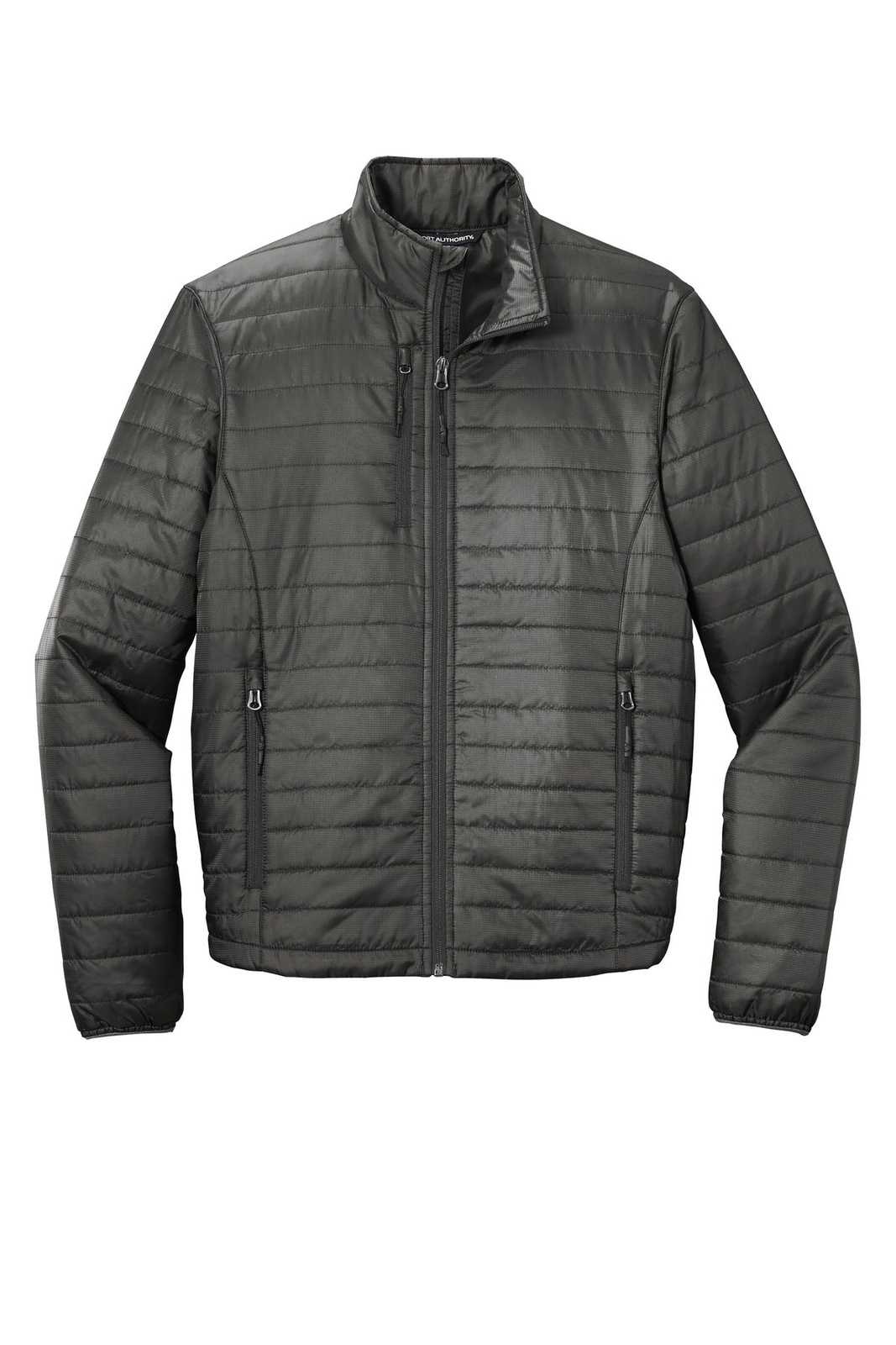Port Authority J850 Packable Puffy Jacket - Sterling Gray Graphite - HIT a Double - 5