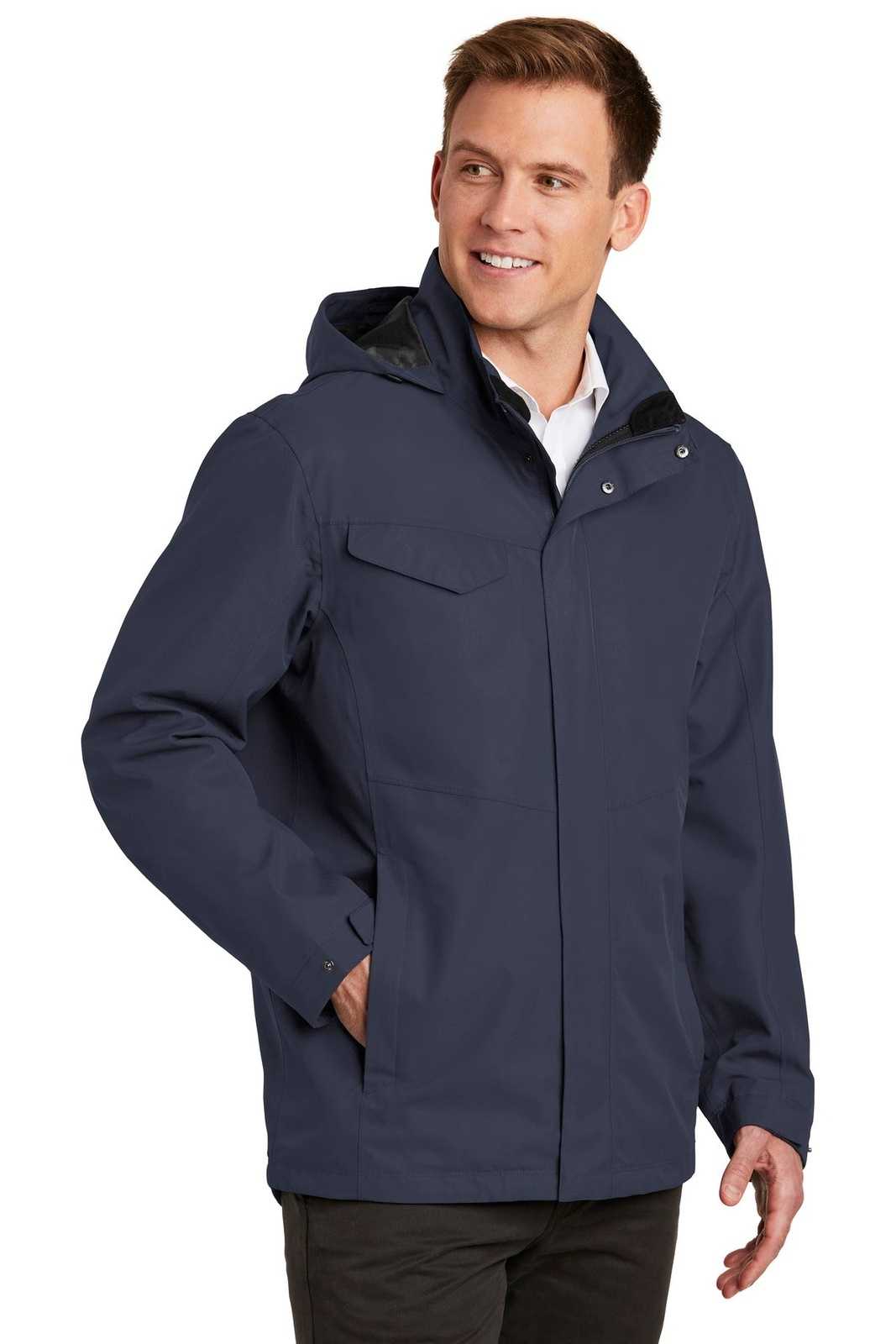 Port Authority J900 Collective Outer Shell Jacket - River Blue Navy - HIT a Double - 4