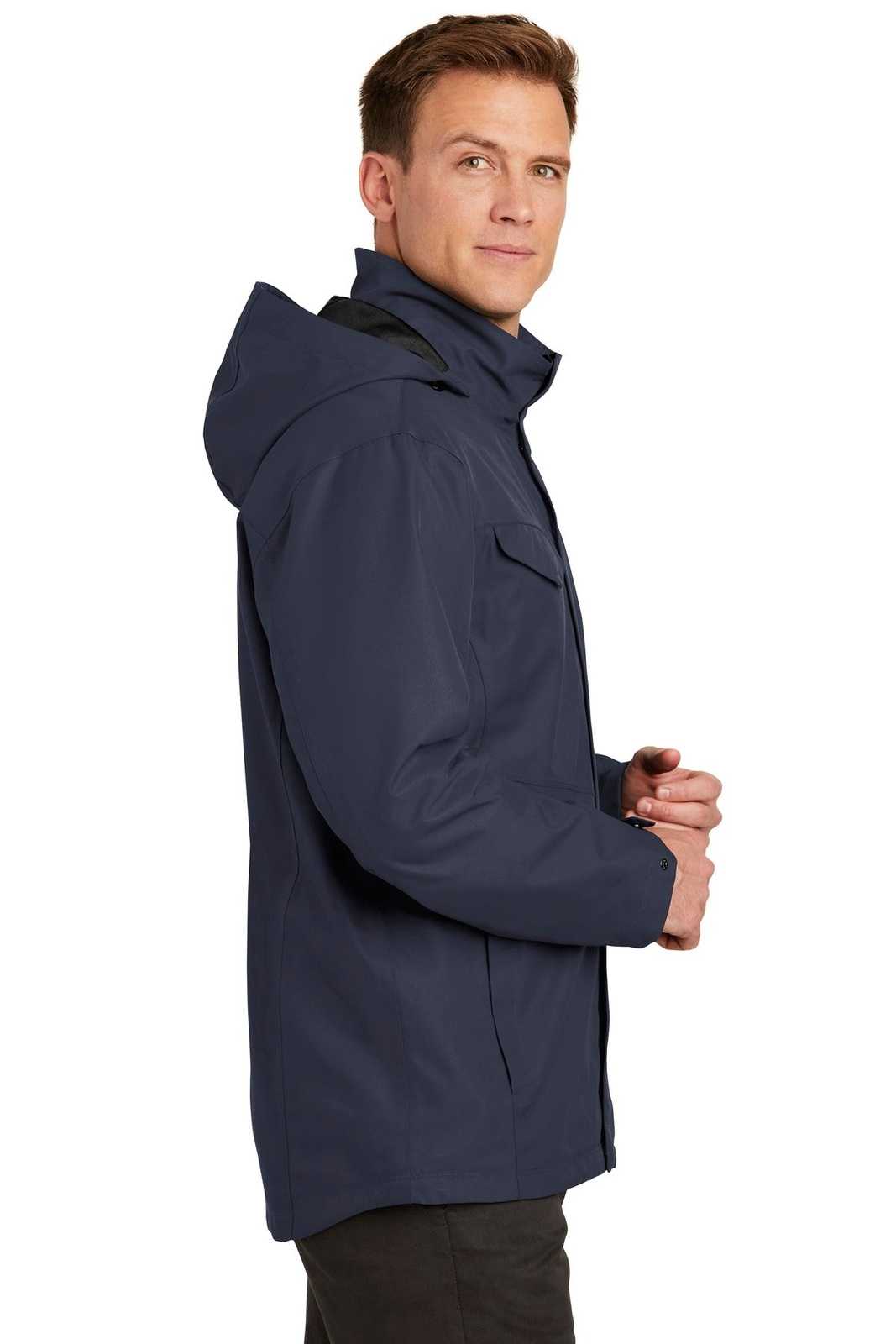 Port Authority J900 Collective Outer Shell Jacket - River Blue Navy - HIT a Double - 3