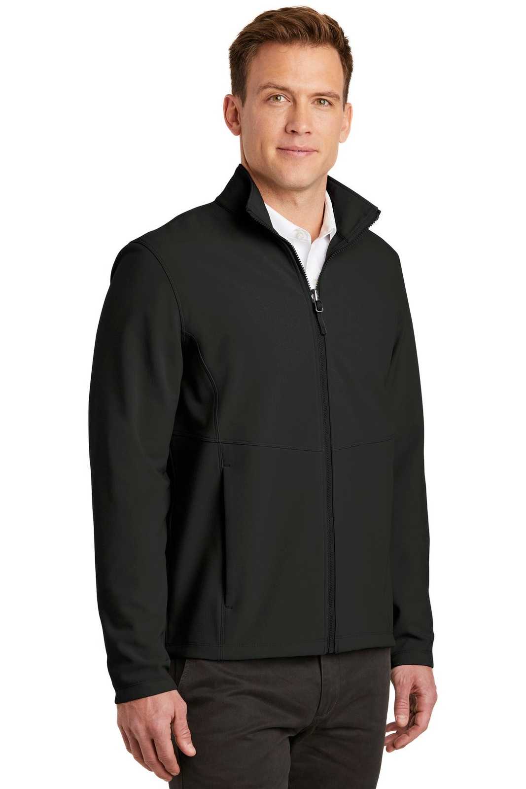 Port Authority J901 Collective Soft Shell Jacket - Deep Black - HIT a Double - 4