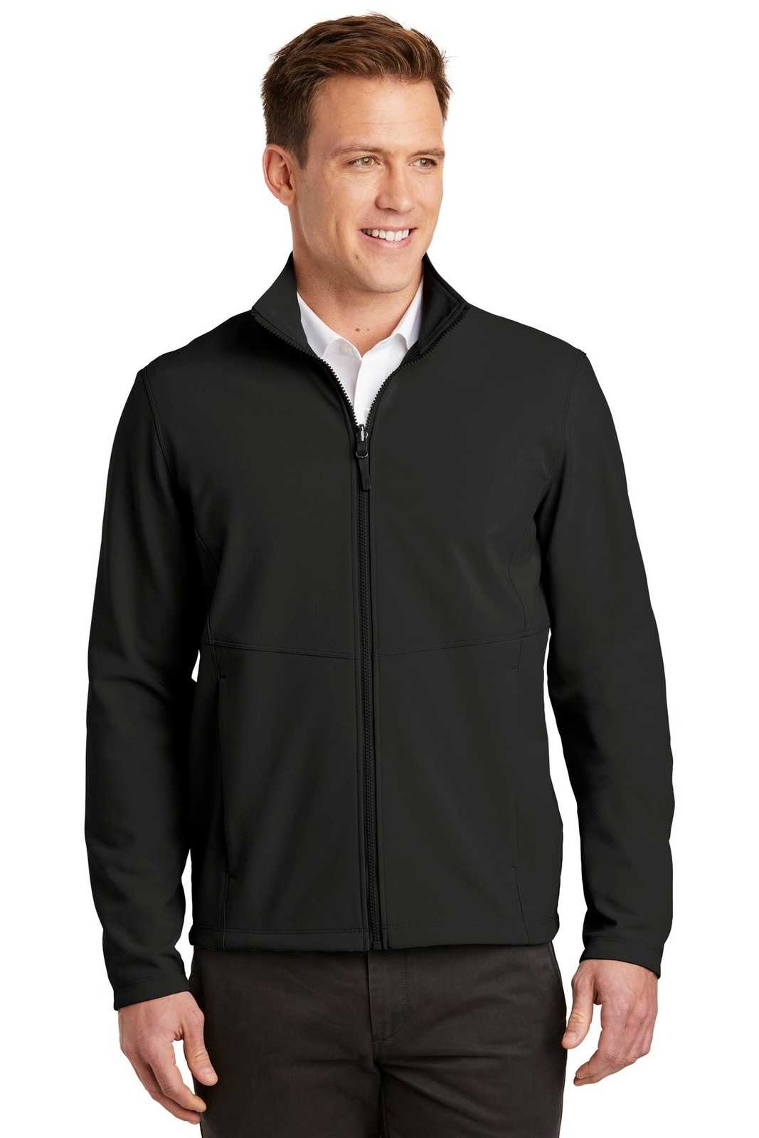 Port Authority J901 Collective Soft Shell Jacket - Deep Black - HIT a Double - 1