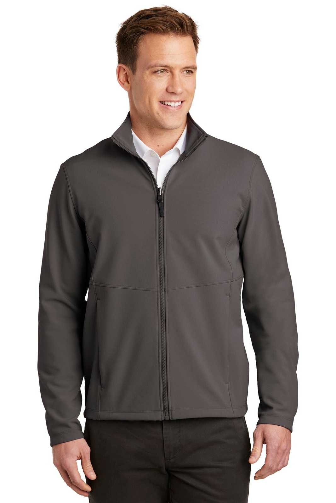 Port Authority J901 Collective Soft Shell Jacket - Graphite - HIT a Double - 1