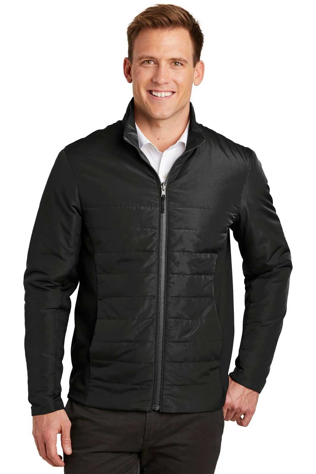 Port Authority J902 Collective Insulated Jacket - Deep Black - HIT a Double - 1
