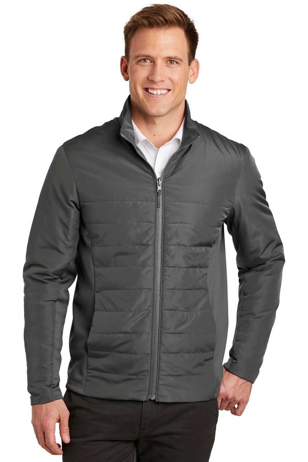 Port Authority J902 Collective Insulated Jacket - Graphite - HIT a Double - 1
