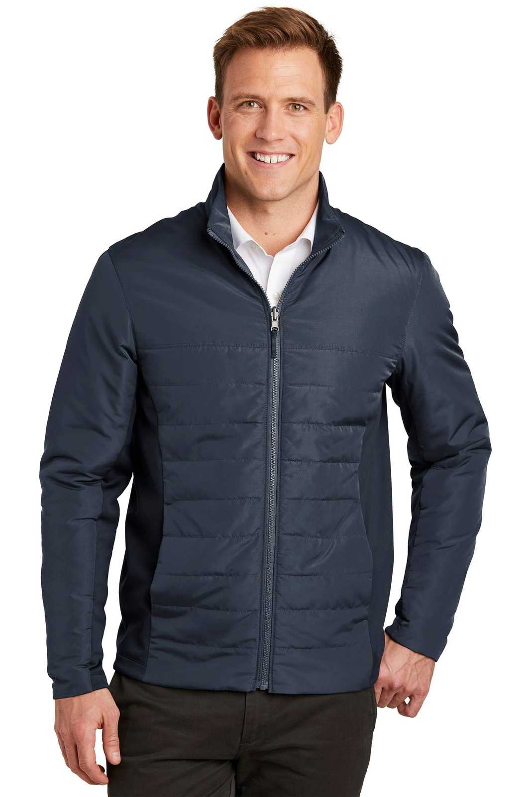 Port Authority J902 Collective Insulated Jacket - River Blue Navy - HIT a Double - 1