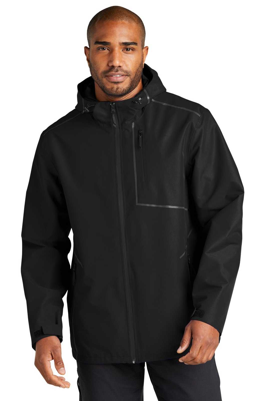 Port Authority J920 Collective Tech Outer Shell Jacket - Deep Black - HIT a Double - 1