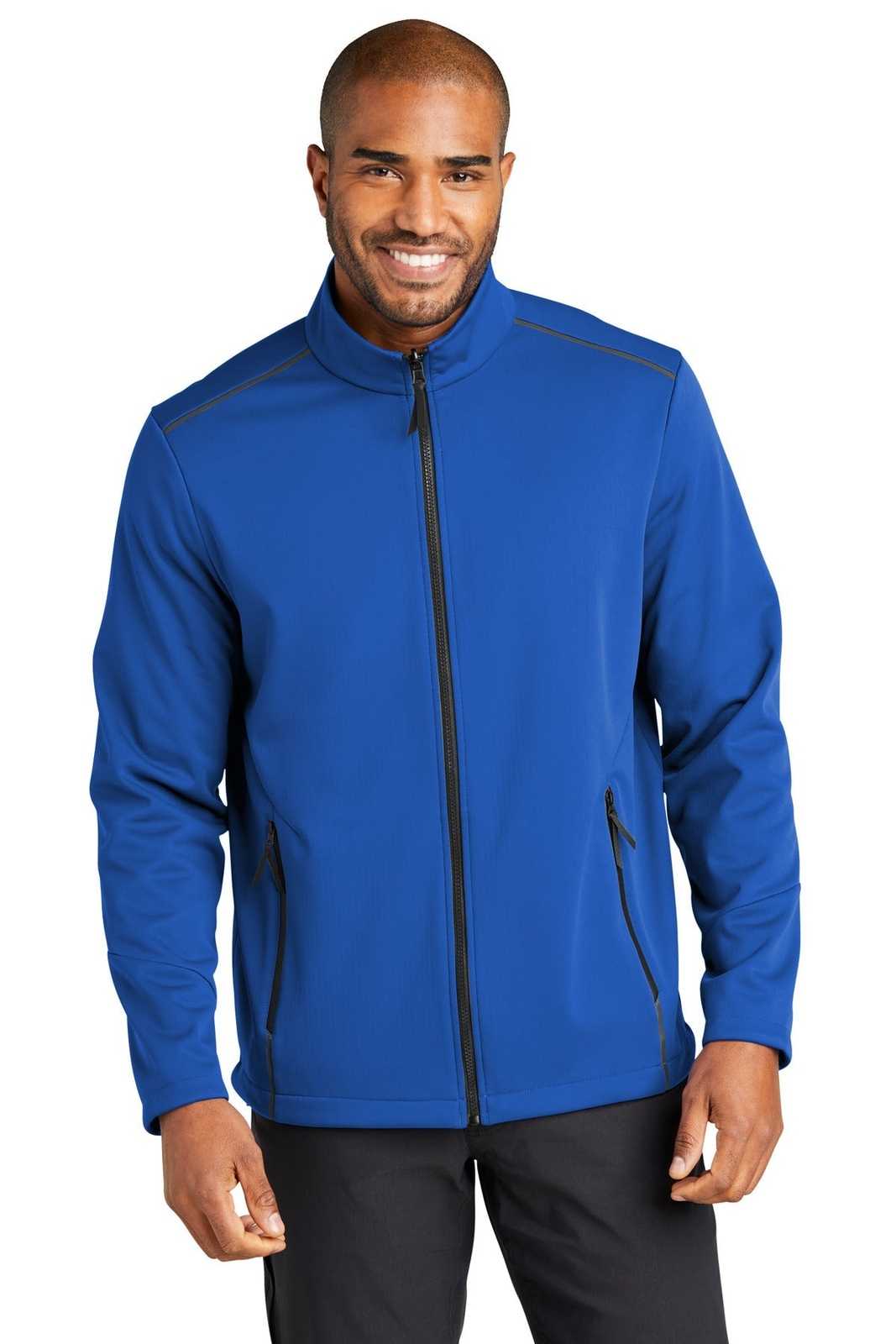 Port Authority J921 Collective Tech Soft Shell Jacket - True Royal - HIT a Double - 1