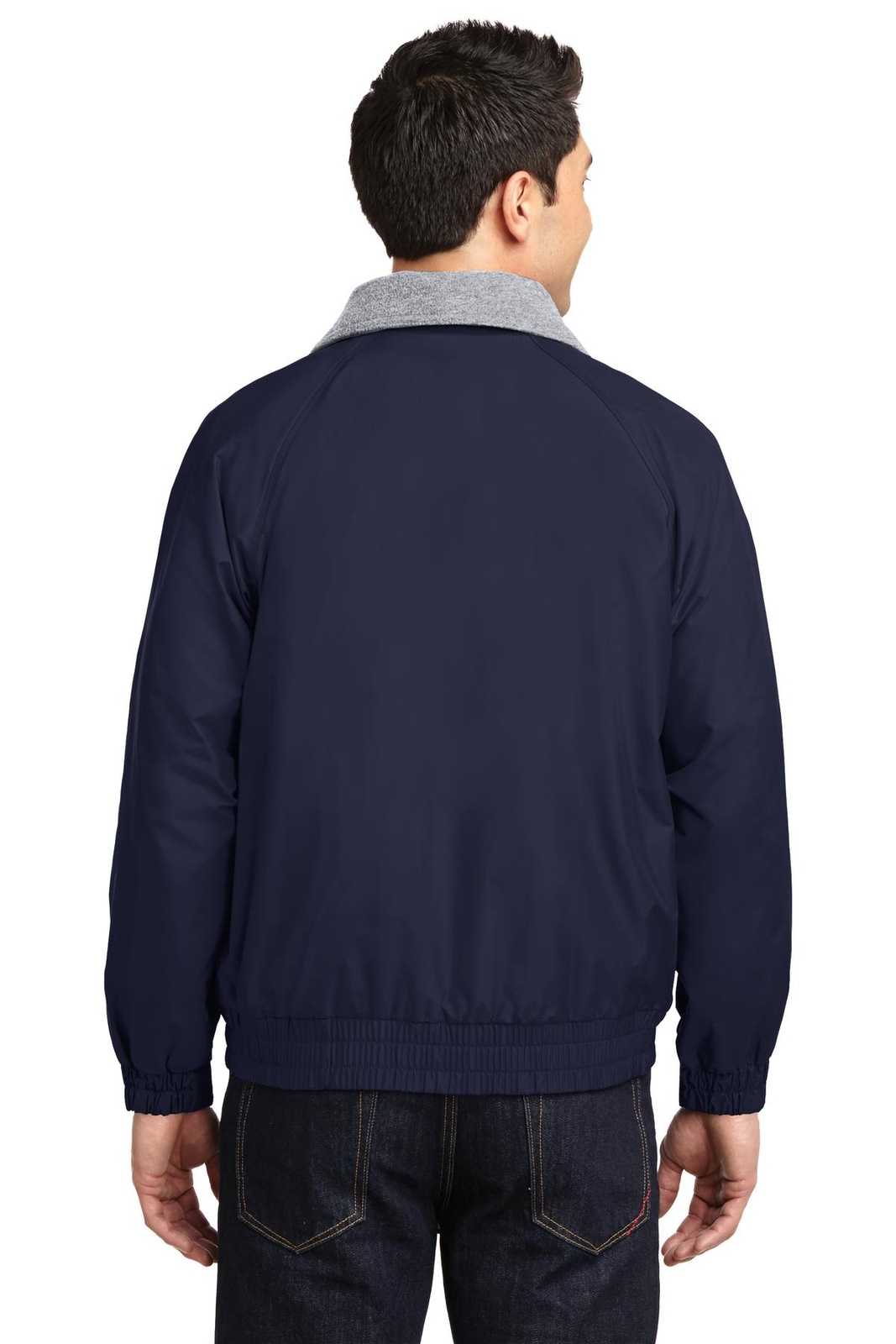 Port Authority JP54 Competitor Jacket - True Navy Gray Heather - HIT a Double - 2