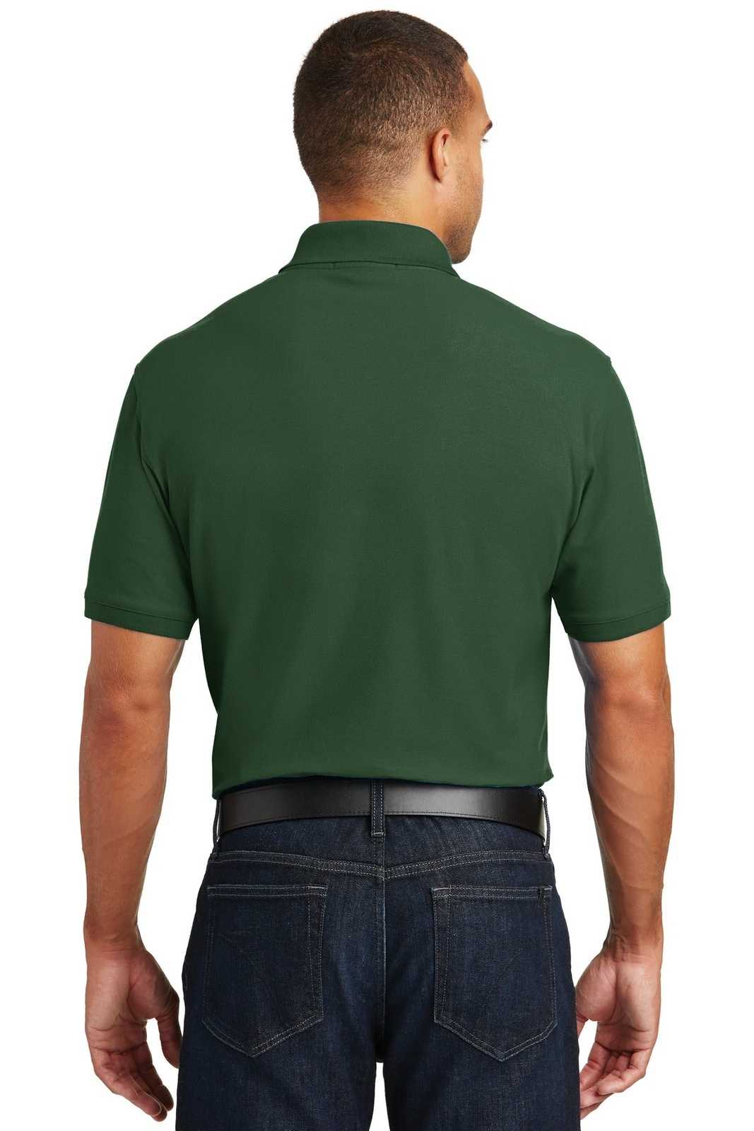 Port Authority K100P Core Classic Pique Pocket Polo - Deep Forest Green - HIT a Double - 2