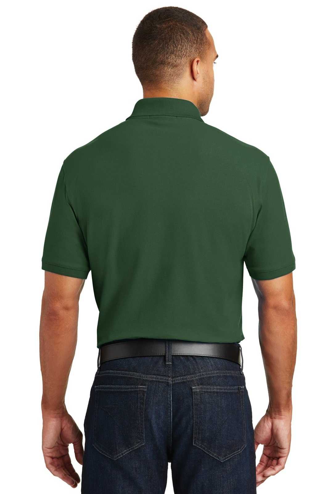 Port Authority K100 Core Classic Pique Polo - Deep Forest Green - HIT a Double - 2