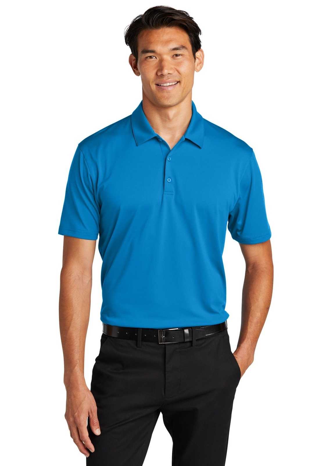 Port Authority K398 Performance Staff Polo - Brilliant Blue - HIT a Double - 1