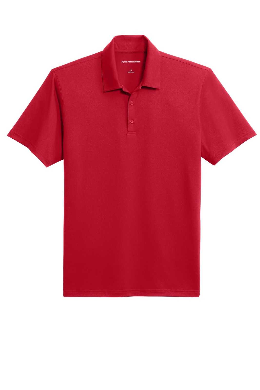 Port Authority K398 Performance Staff Polo - Engine Red - HIT a Double - 2