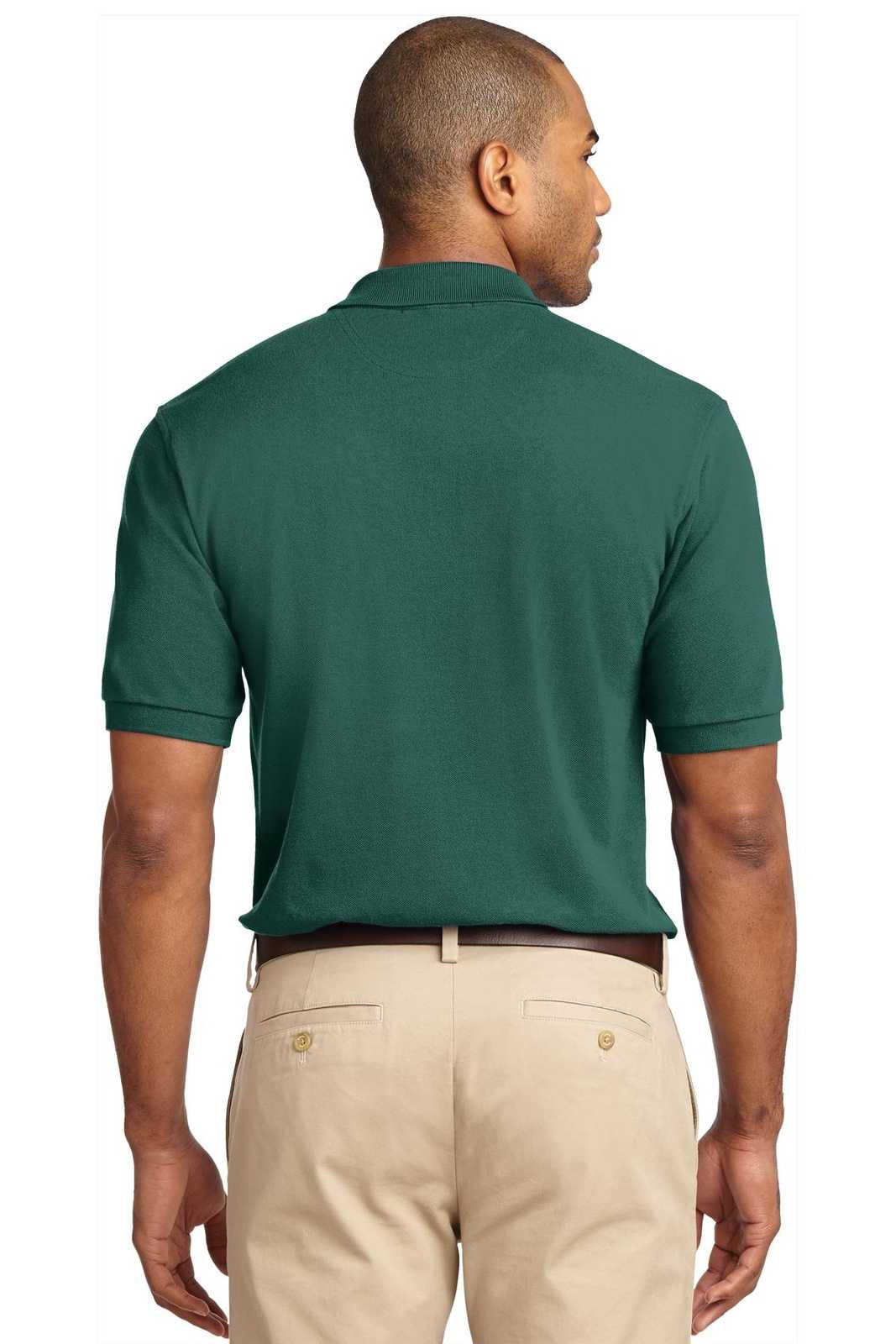 Port Authority K420 Heavyweight Cotton Pique Polo - Forest - HIT a Double - 2