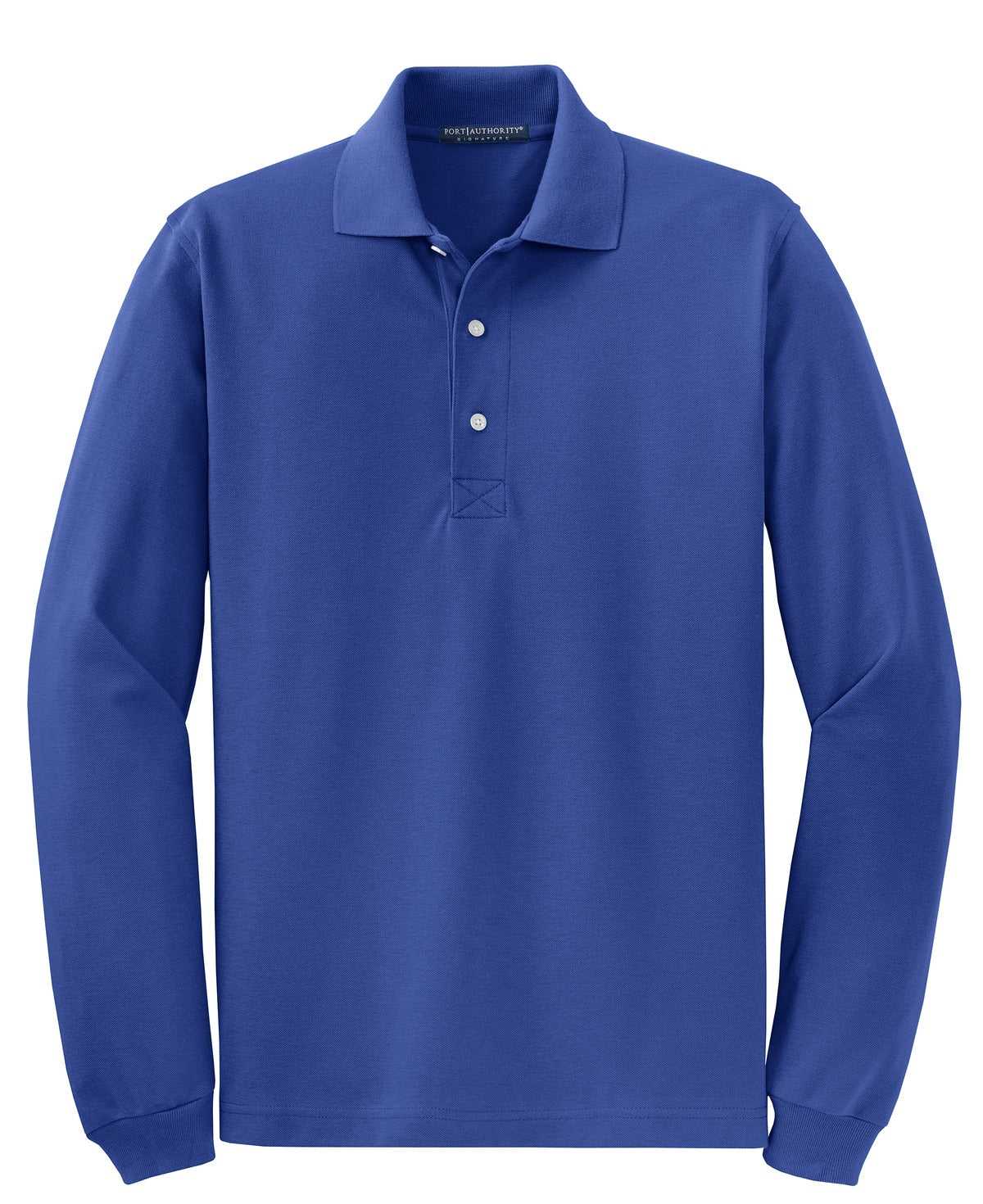 Port Authority K455LS Rapid Dry Long Sleeve Polo - Royal - HIT a Double - 2
