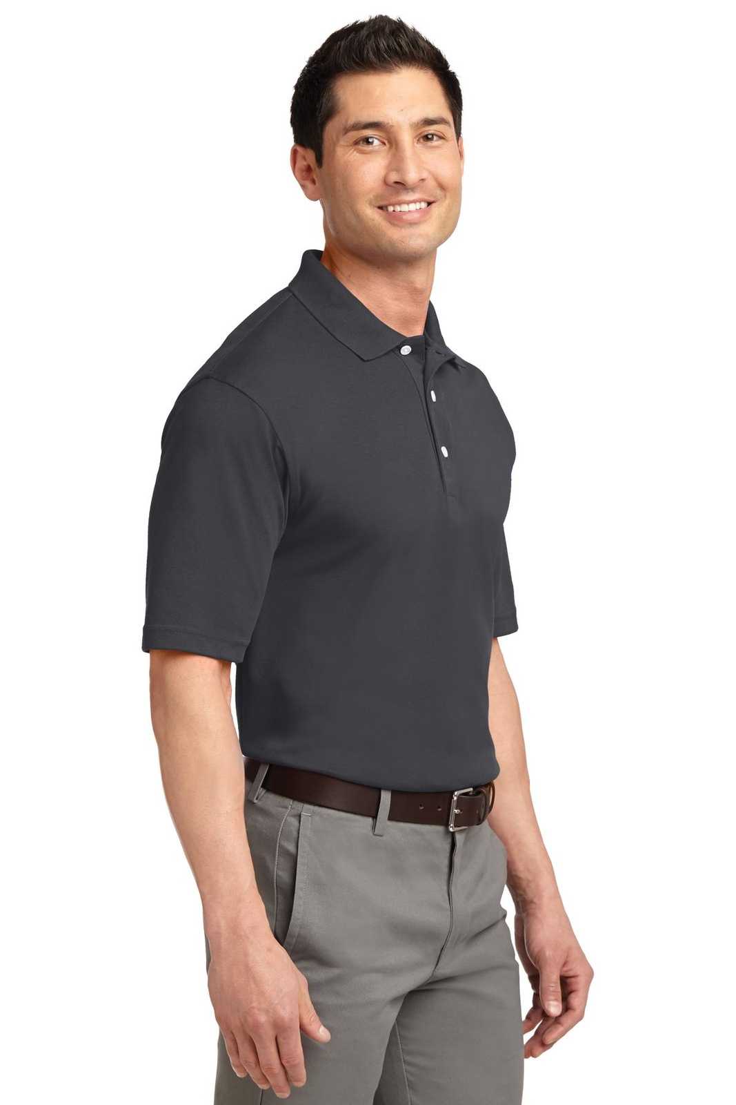 Port Authority K455 Rapid Dry Polo - Charcoal - HIT a Double - 4