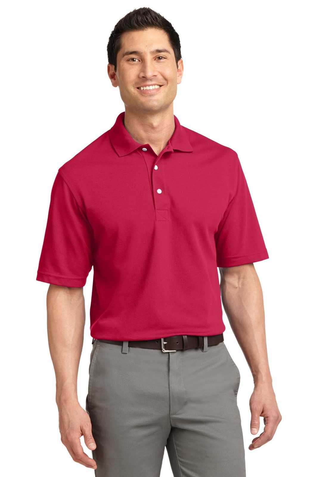Port Authority K455 Rapid Dry Polo - Red - HIT a Double - 1