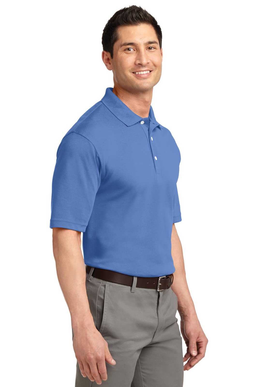Port Authority K455 Rapid Dry Polo - Riviera Blue - HIT a Double - 4