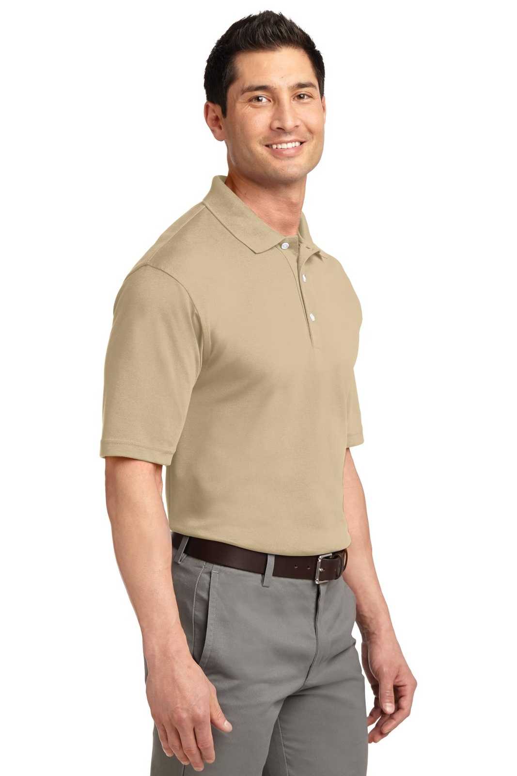 Port Authority K455 Rapid Dry Polo - Stone - HIT a Double - 4
