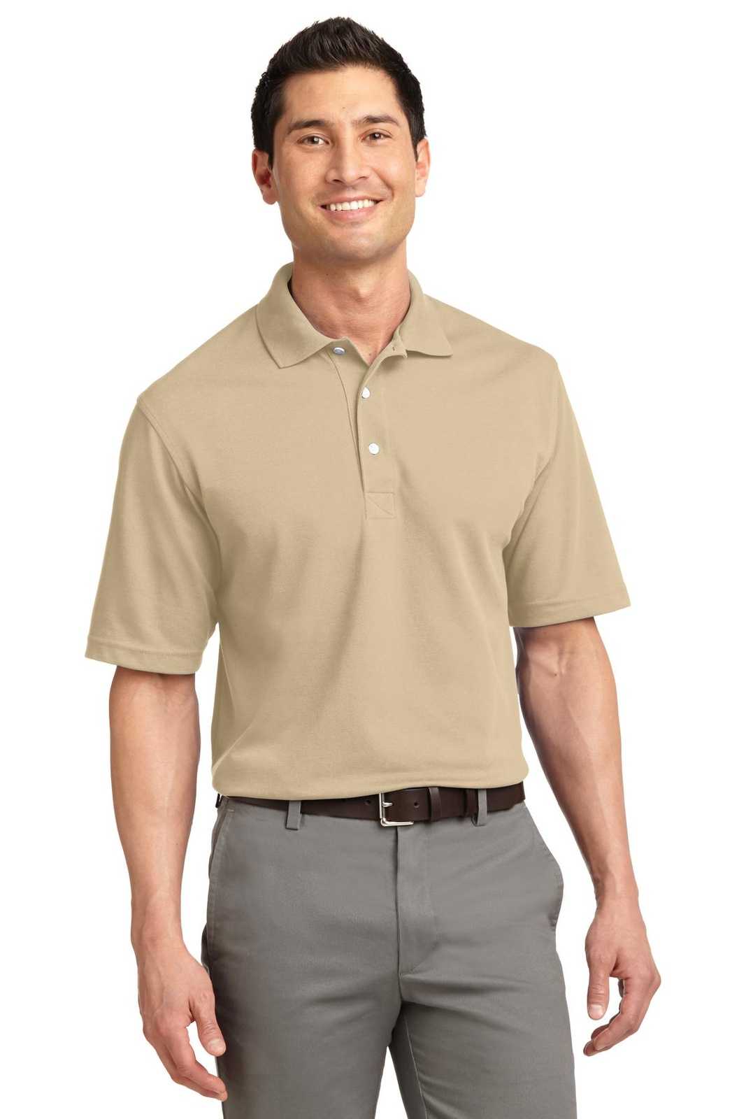 Port Authority K455 Rapid Dry Polo - Stone - HIT a Double - 1