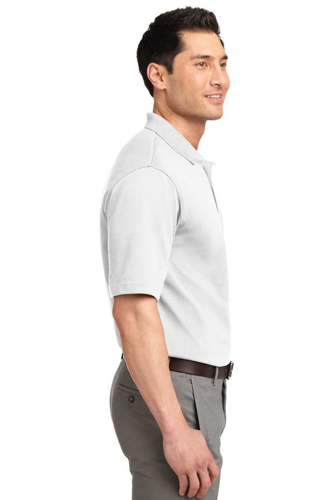 Port Authority K455 Rapid Dry Polo - White - HIT a Double - 3