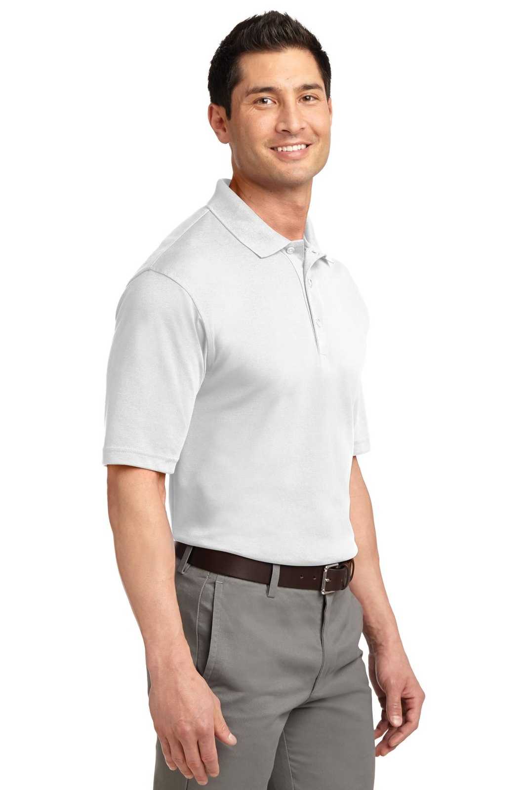 Port Authority K455 Rapid Dry Polo - White - HIT a Double - 4