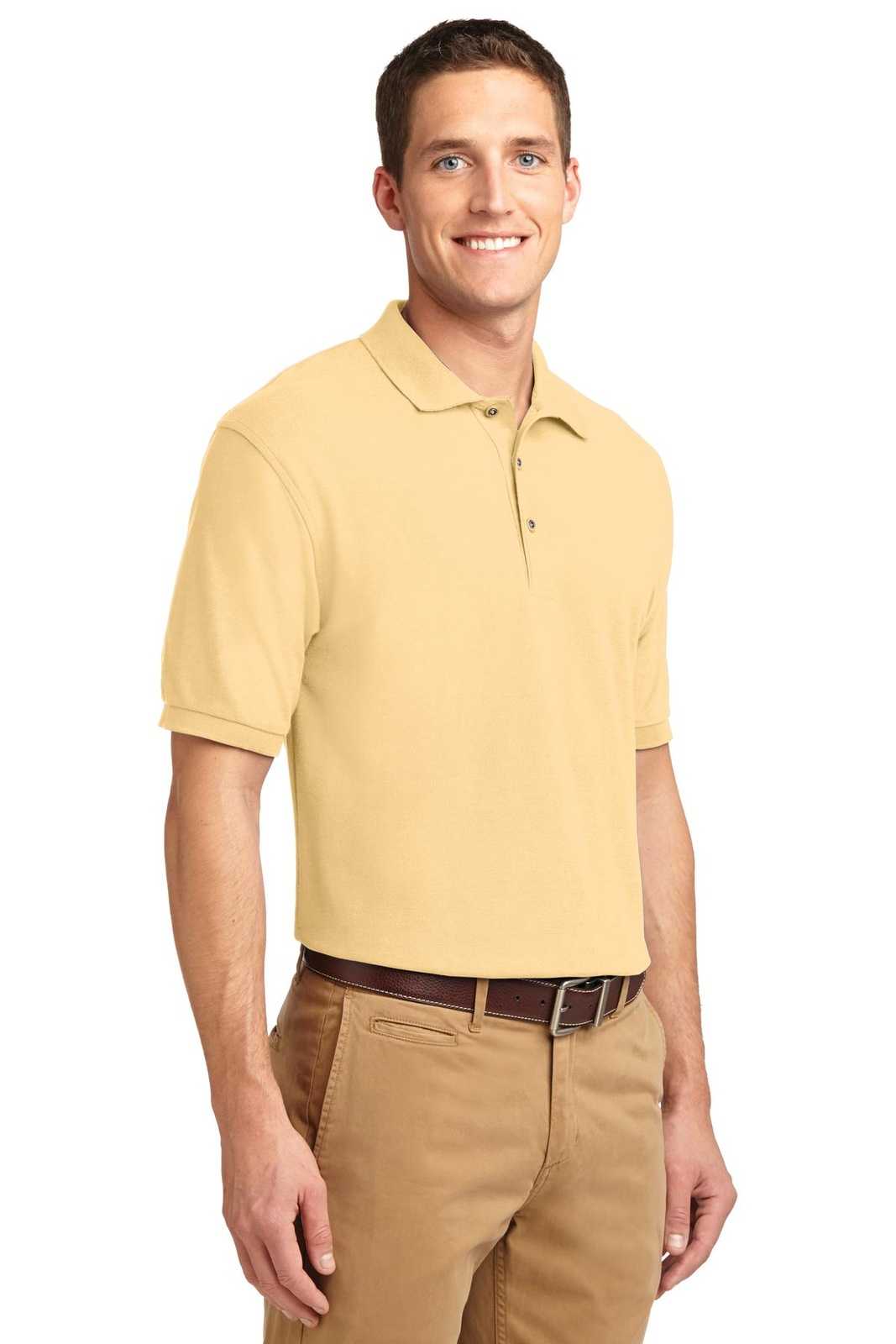 Port Authority K500ES Extended Size Silk Touch Polo - Banana - HIT a Double - 4