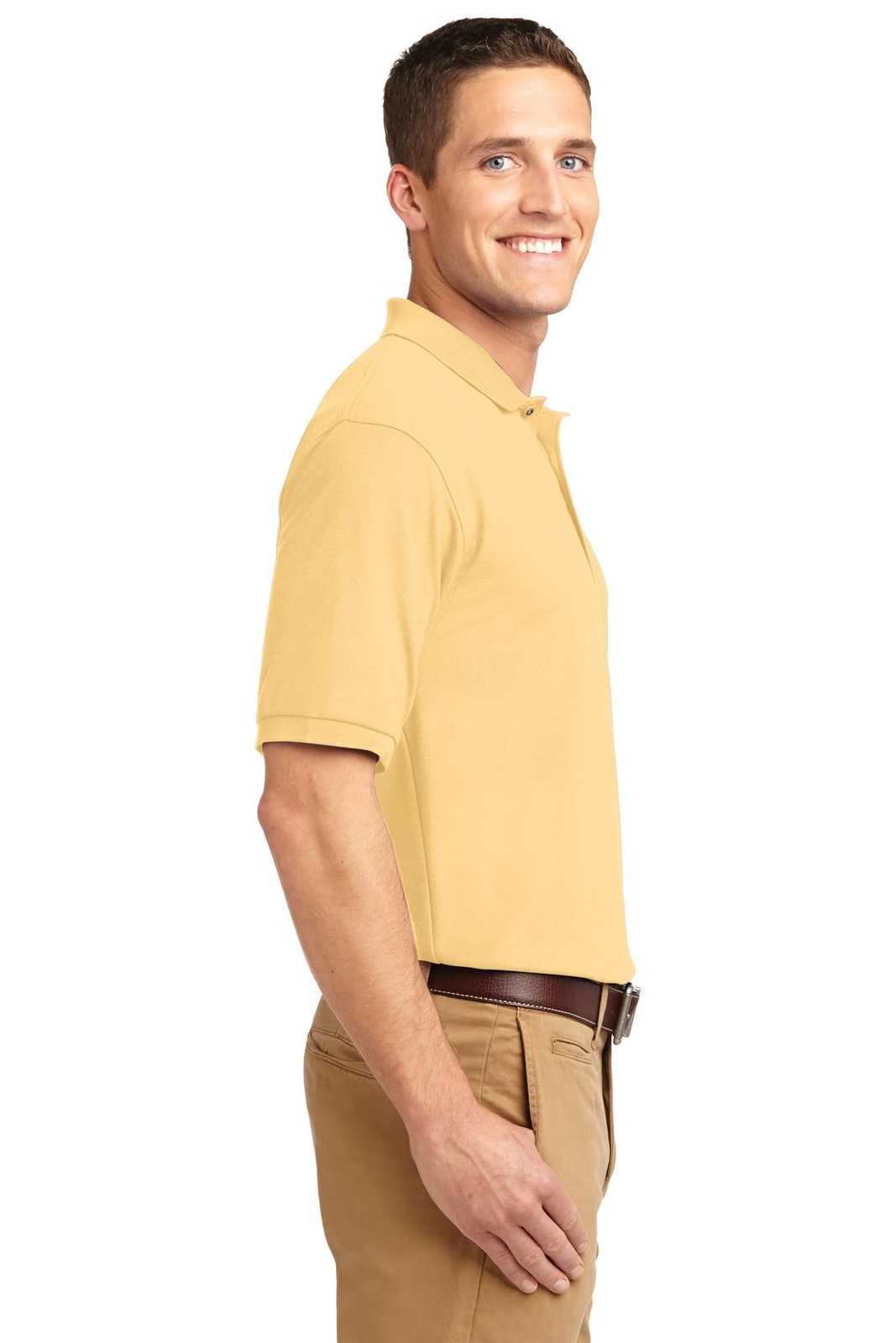 Port Authority K500ES Extended Size Silk Touch Polo - Banana - HIT a Double - 3