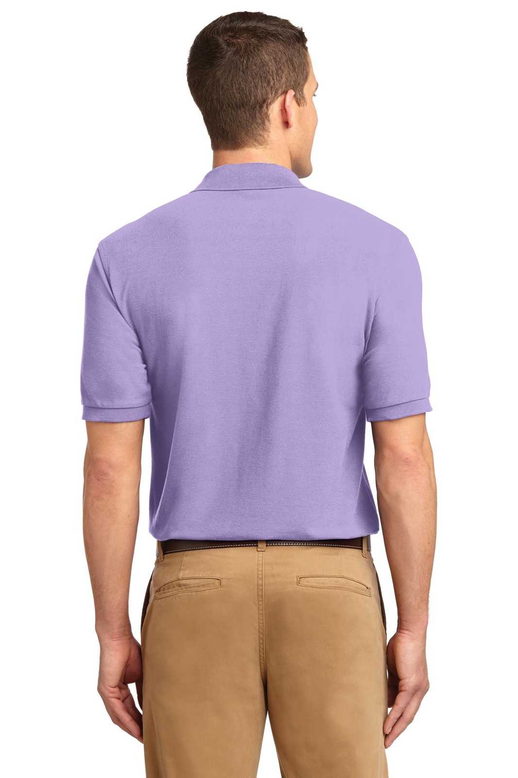Port Authority K500ES Extended Size Silk Touch Polo - Bright Lavender - HIT a Double - 2