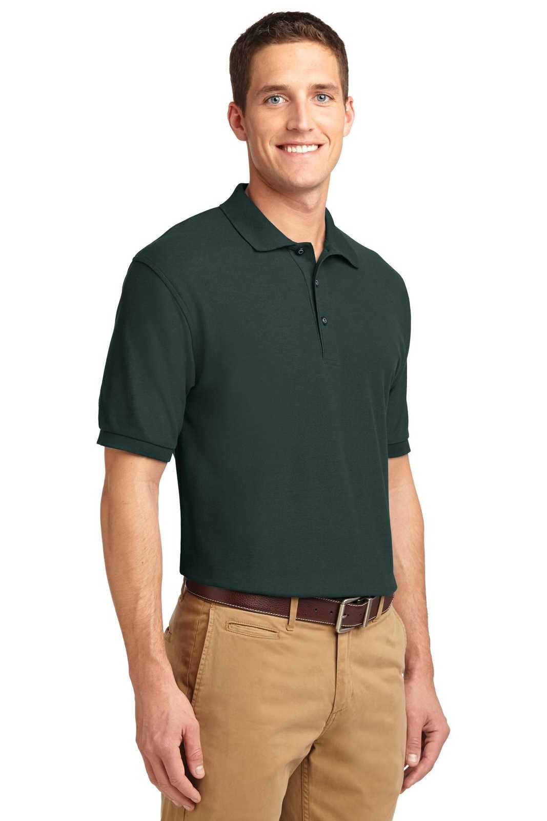 Port Authority K500ES Extended Size Silk Touch Polo - Dark Green - HIT a Double - 4