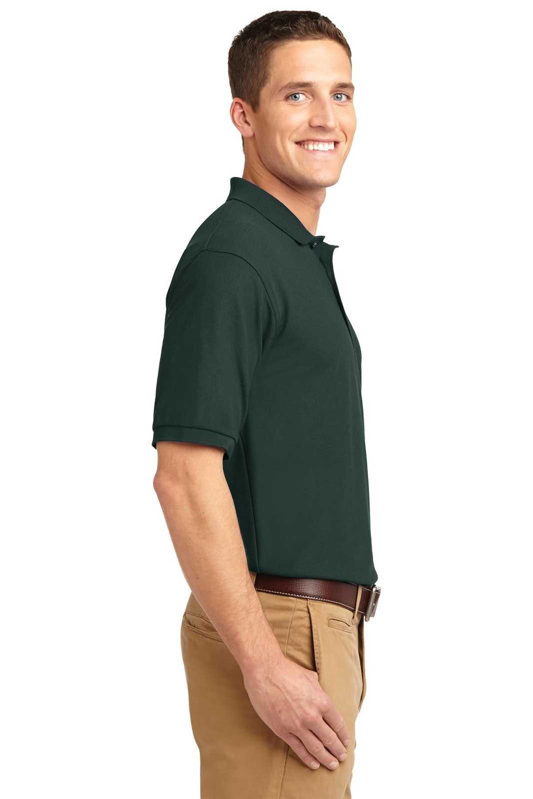 Port Authority K500ES Extended Size Silk Touch Polo - Dark Green - HIT a Double - 3