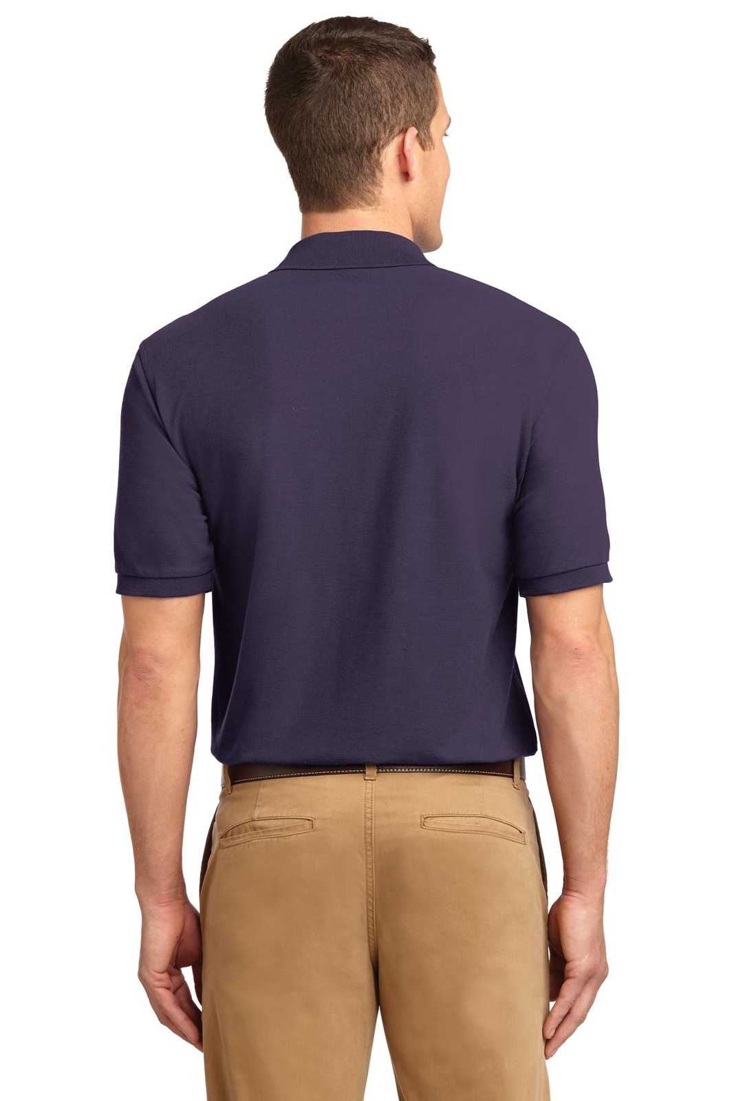 Port Authority K500ES Extended Size Silk Touch Polo - Eggplant - HIT a Double - 2
