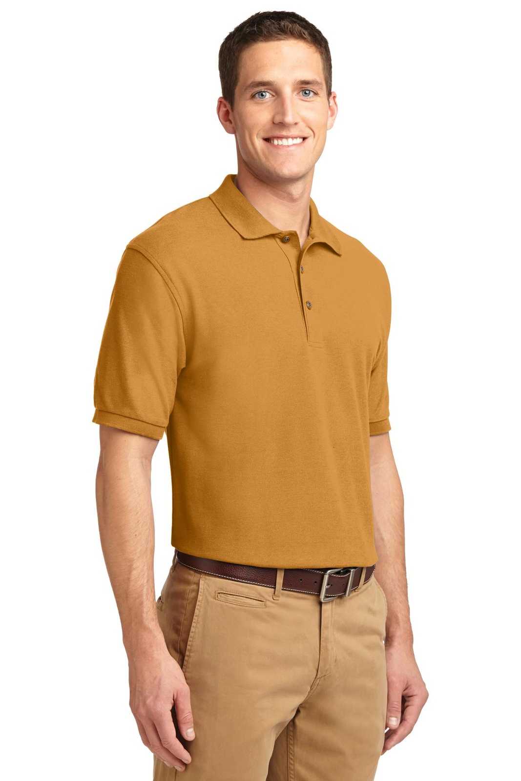 Port Authority K500ES Extended Size Silk Touch Polo - Gold - HIT a Double - 4